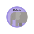 STICKERS ELEFANTE