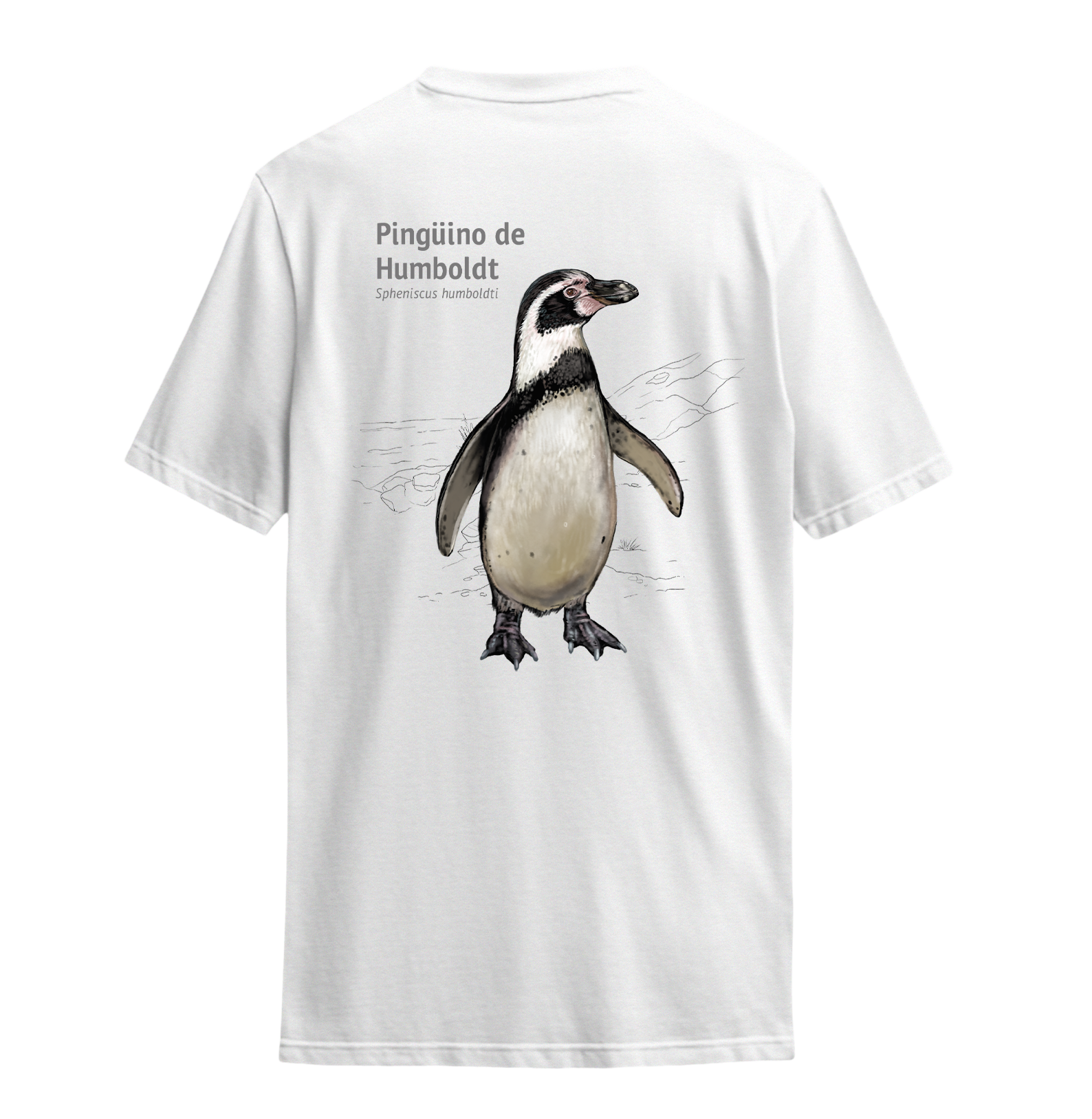 POLERA BLANCA POLO PINGÜINO