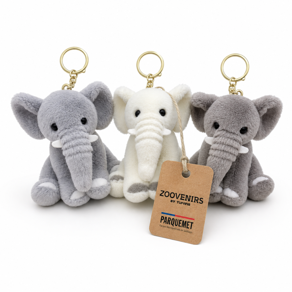 LLAVERO PELUCHE ELEFANTE