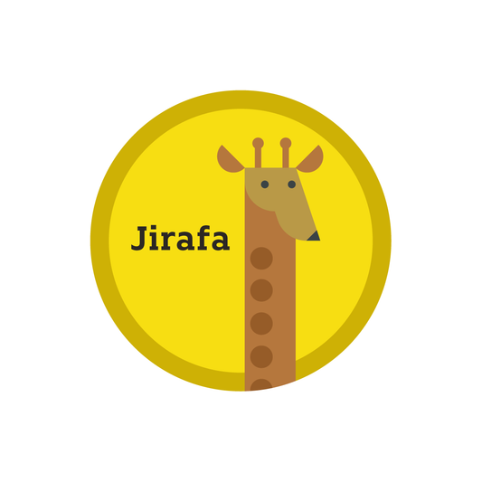 STICKERS JIRAFA